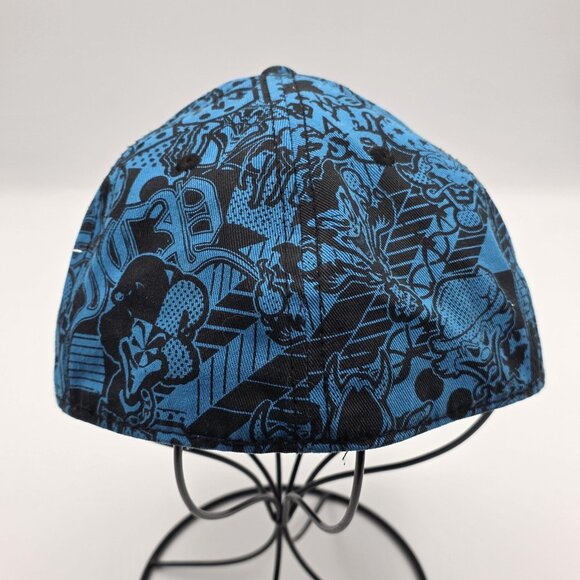 Insane Clown Posse Hat Cap Fitted Mens Small Blue Black Embroidered Hatchetman - Picture 4 of 8